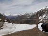 Simplon Pass (2010m). Der faule Fotograf nimmt nich mal den Helm zum Fotografieren ab...