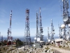 Auf dem Monte Limbara steht eine riesige Sendeanlage